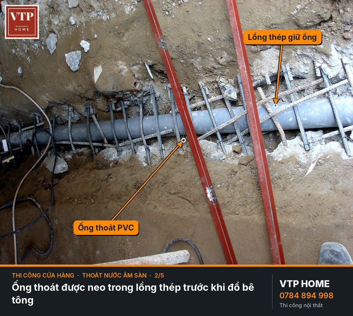 Thoát nước âm sàn: làm đúng ngay từ đầu – hình ảnh minh họa VTP Home