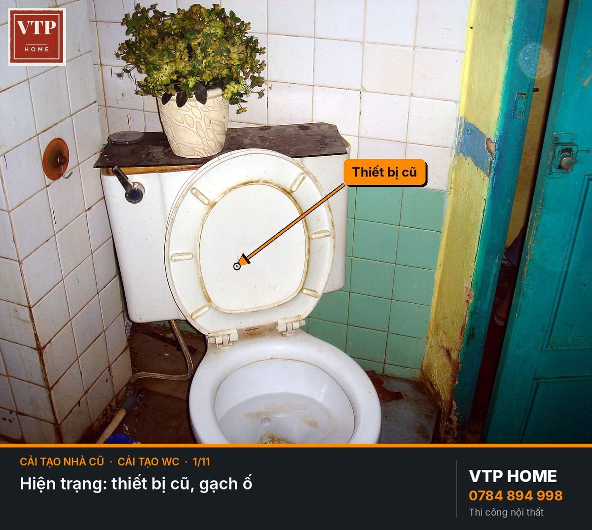 Bước 7. Cải tạo WC từ A đến Z – hình ảnh minh họa VTP Home