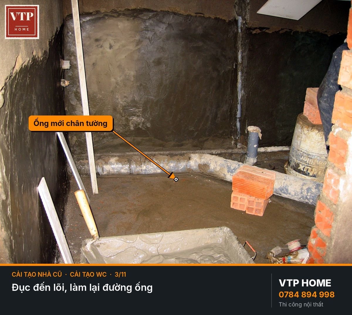 Bước 7. Cải tạo WC từ A đến Z – hình ảnh minh họa VTP Home