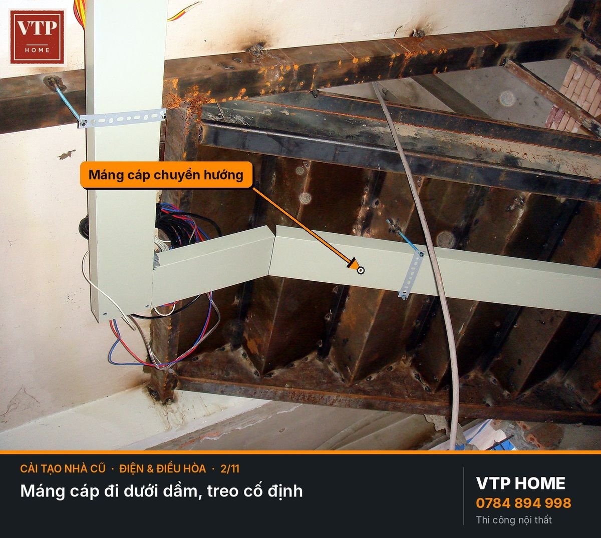 Bước 8. Điện và điều hòa cho mặt bằng kinh doanh – hình ảnh minh họa VTP Home