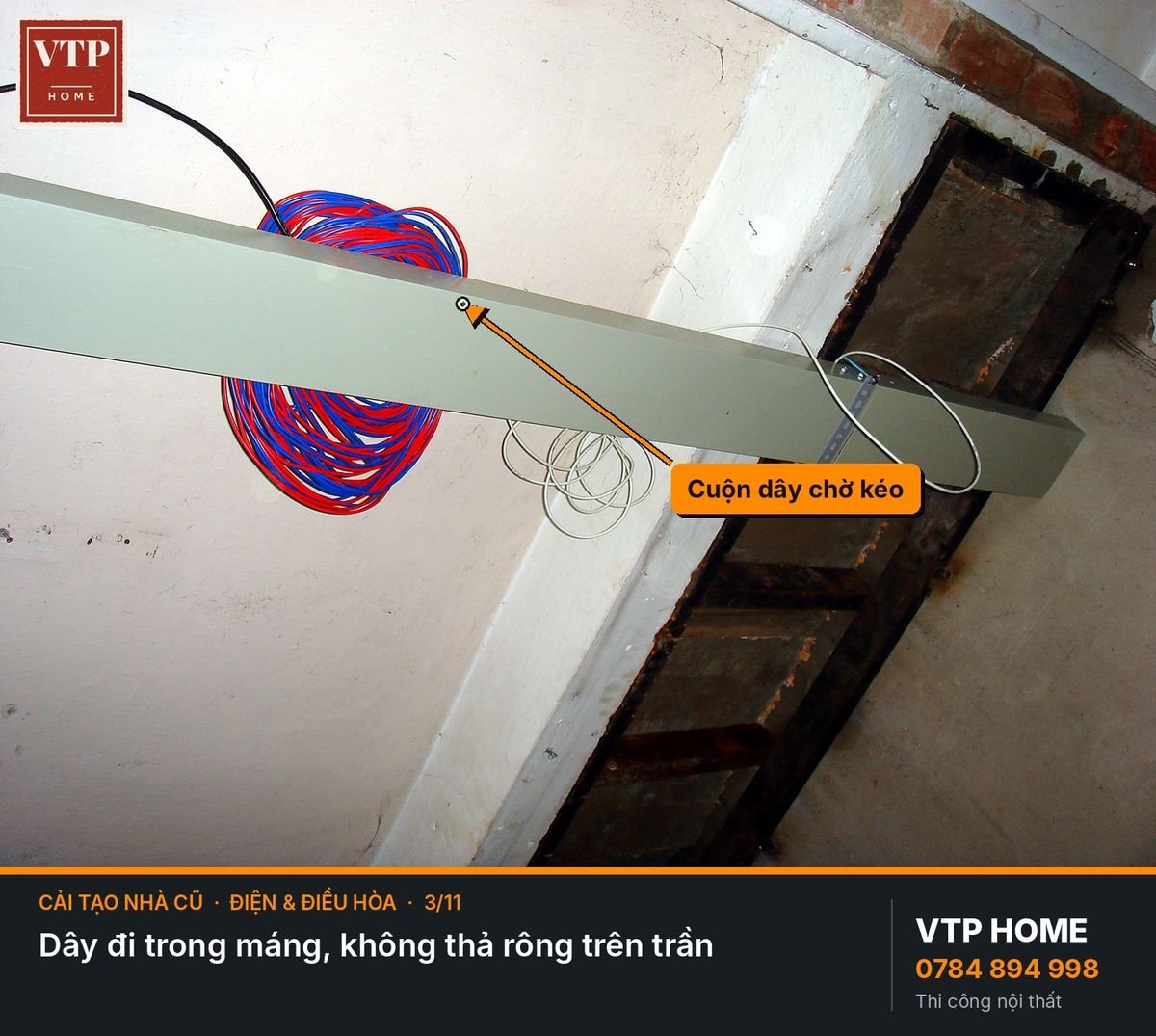Bước 8. Điện và điều hòa cho mặt bằng kinh doanh – hình ảnh minh họa VTP Home