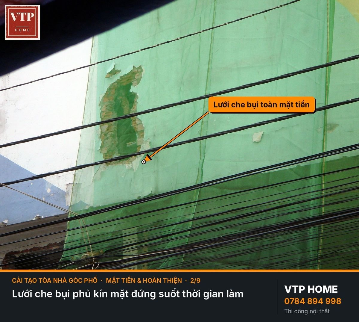 Mặt tiền và hoàn thiện – hình ảnh minh họa VTP Home